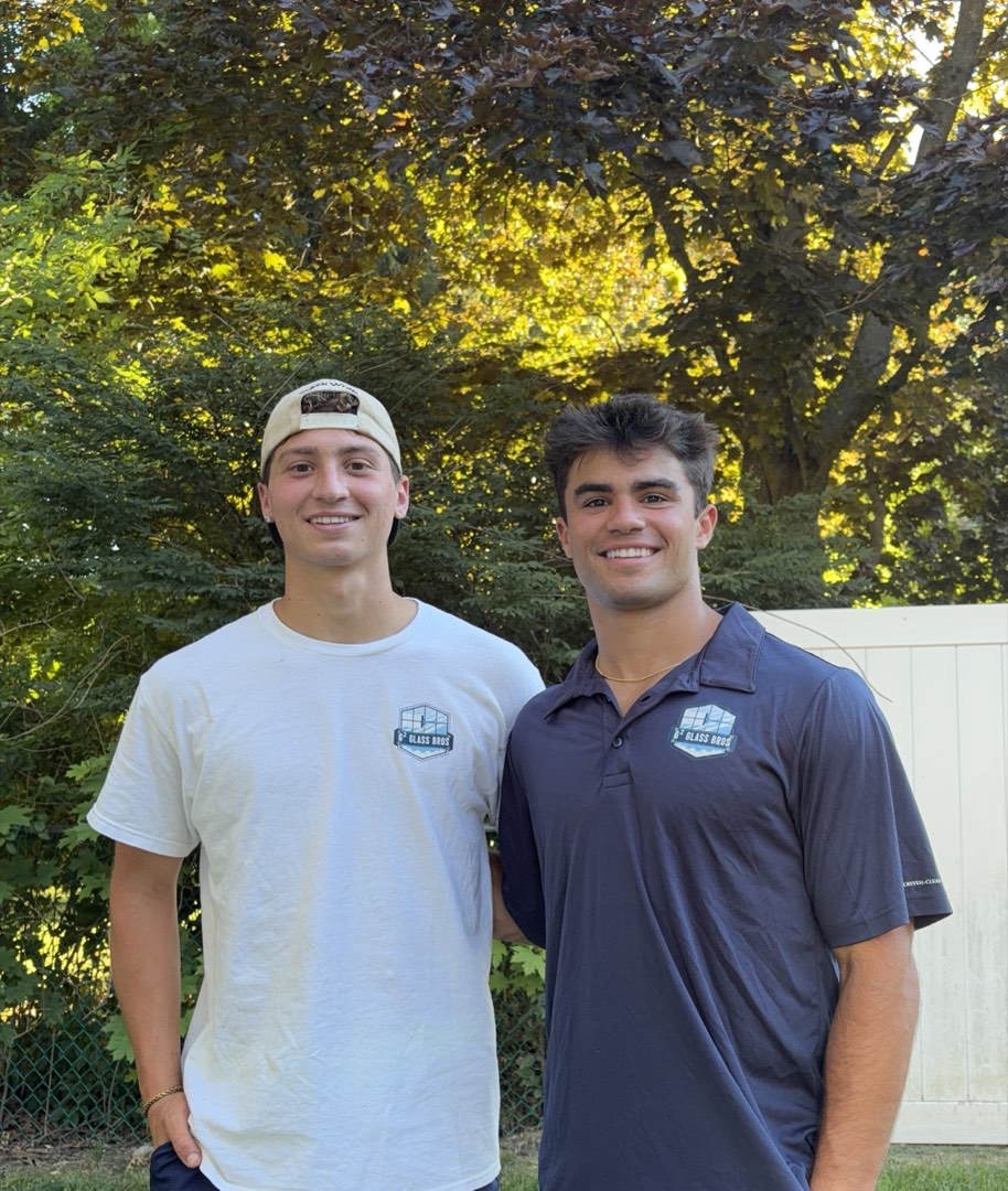 Gennaro Pompano and Grayson James, founders of G2 Glass Bros